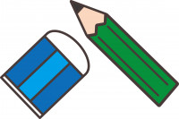 鉛筆と消しゴム